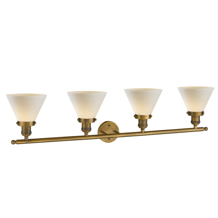 Innovations Franklin Restoration 215-BB-G41-LED Bath Vanity Light 44 in. wide - Brushed Brass