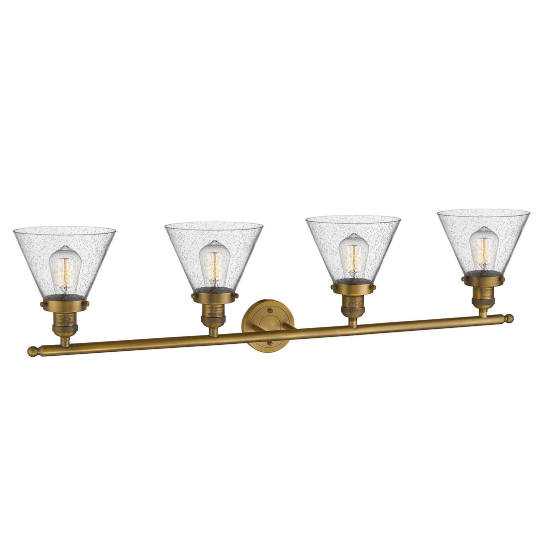 Innovations Franklin Restoration 215-BB-G44-LED Bath Vanity Light 44 in. wide - Brushed Brass