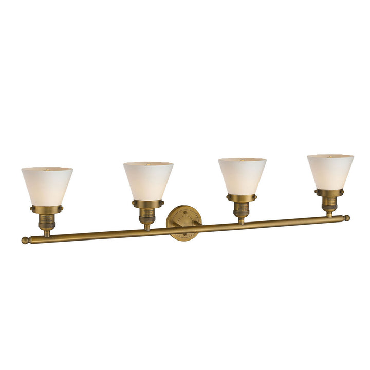 Innovations Franklin Restoration 215-BB-G61-LED Bath Vanity Light 43 in. wide - Brushed Brass