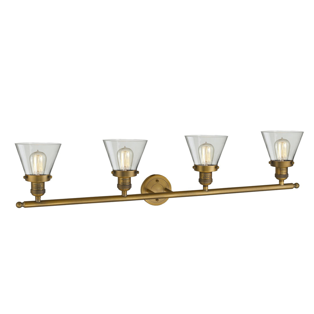 Innovations Franklin Restoration 215-BB-G62-LED Bath Vanity Light 43 in. wide - Brushed Brass