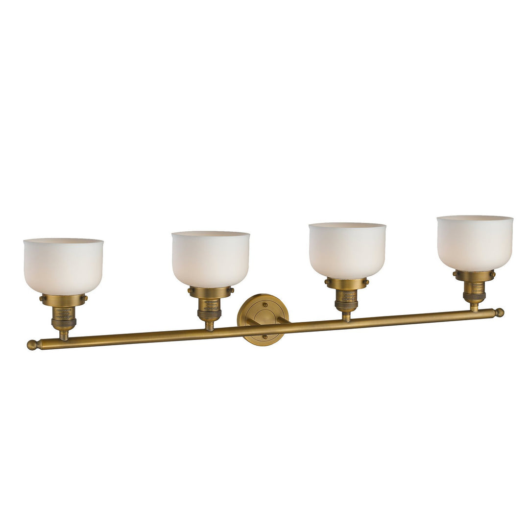 Innovations Franklin Restoration 215-BB-G71-LED Bath Vanity Light 44 in. wide - Brushed Brass