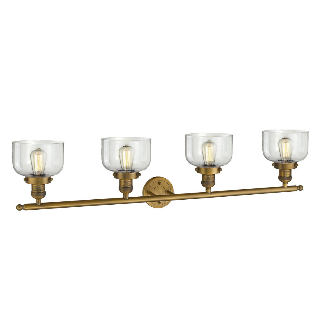 Innovations Franklin Restoration 215-BB-G72-LED Bath Vanity Light 44 in. wide - Brushed Brass