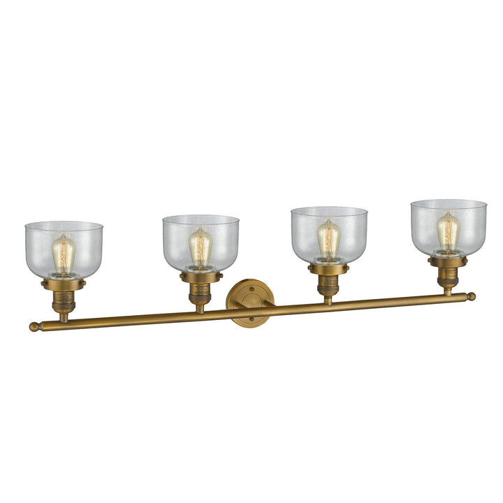 Innovations Franklin Restoration 215-BB-G74-LED Bath Vanity Light 44 in. wide - Brushed Brass