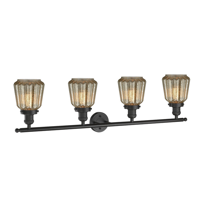 Innovations Franklin Restoration 215-OB-G146-LED Bath Vanity Light 43 in. wide - Oil Rubbed Bronze