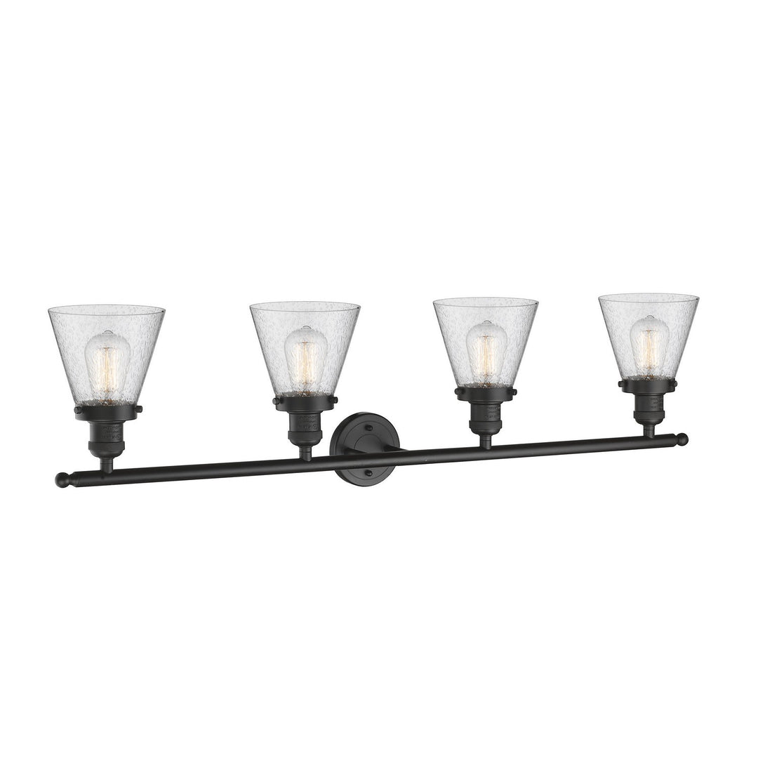 Innovations Franklin Restoration 215-OB-G64-LED Bath Vanity Light 43 in. wide - Oil Rubbed Bronze