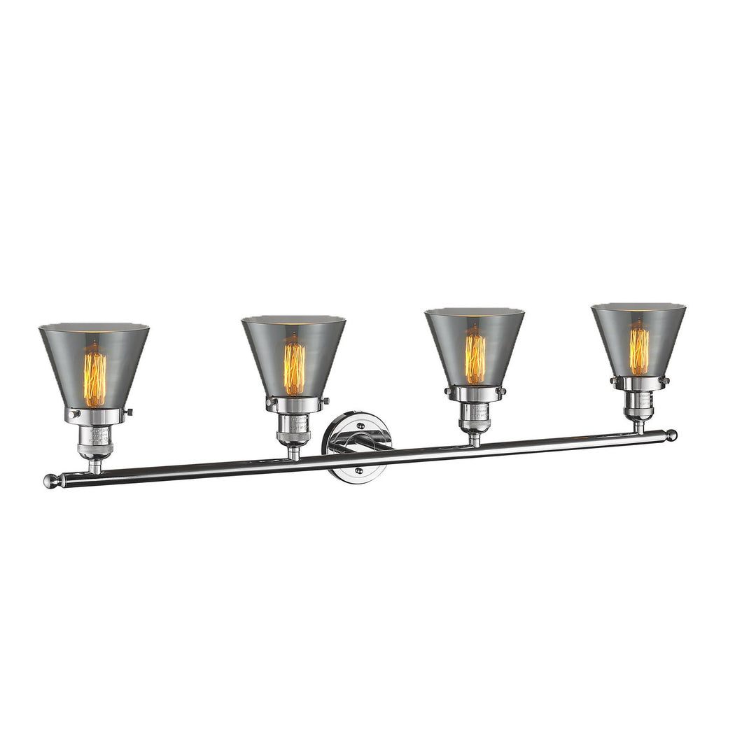 Innovations Franklin Restoration 215-PC-G63-LED Bath Vanity Light 43 in. wide - Polished Chrome