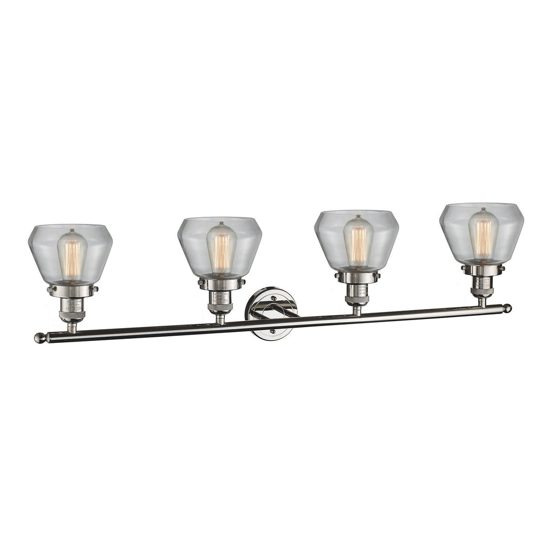 Innovations Franklin Restoration 215-PN-G172-LED Bath Vanity Light 43 in. wide - Polished Nickel