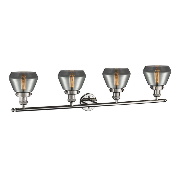 Innovations Franklin Restoration 215-PN-G173-LED Bath Vanity Light 43 in. wide - Polished Nickel