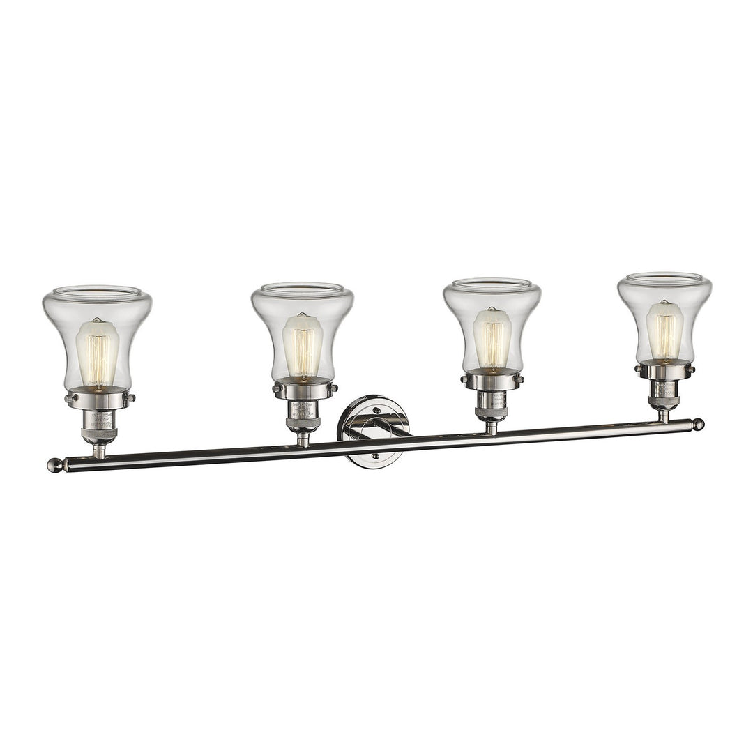 Innovations Franklin Restoration 215-PN-G192-LED Bath Vanity Light 43 in. wide - Polished Nickel