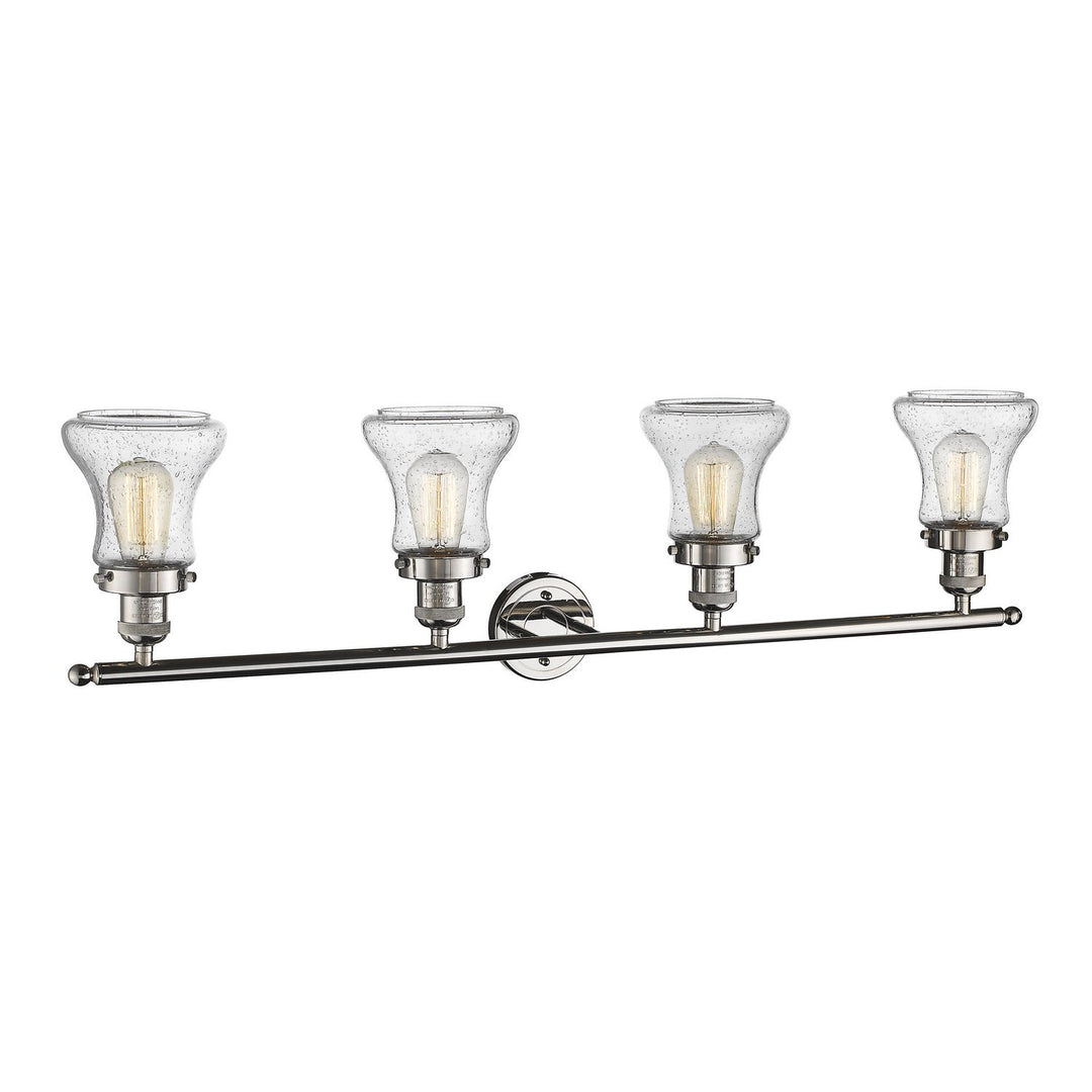 Innovations Franklin Restoration 215-PN-G194-LED Bath Vanity Light 43 in. wide - Polished Nickel