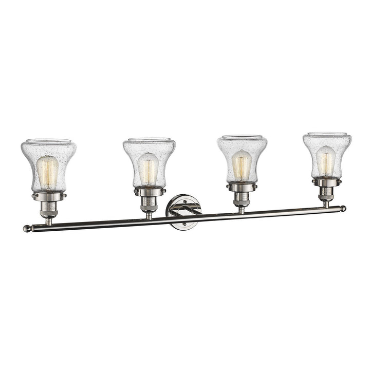 Innovations Franklin Restoration 215-PN-G194-LED Bath Vanity Light 43 in. wide - Polished Nickel
