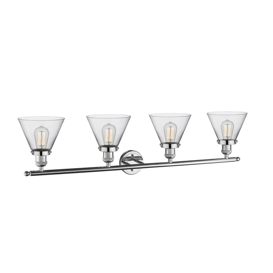 Innovations Franklin Restoration 215-PN-G42-LED Bath Vanity Light 44 in. wide - Polished Nickel