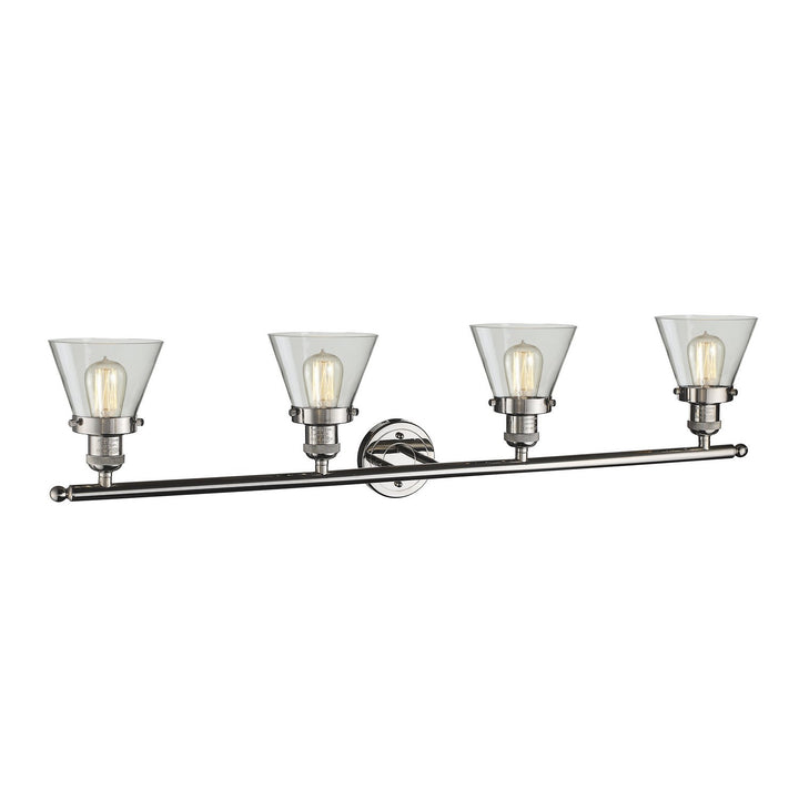 Innovations Franklin Restoration 215-PN-G62-LED Bath Vanity Light 43 in. wide - Polished Nickel