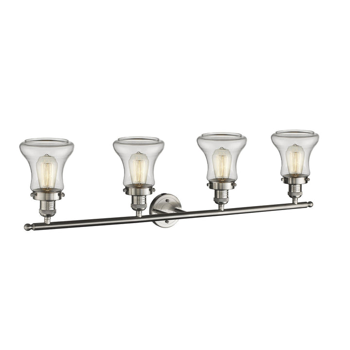 Innovations Franklin Restoration 215-SN-G192-LED Bath Vanity Light 43 in. wide - Brushed Satin Nickel