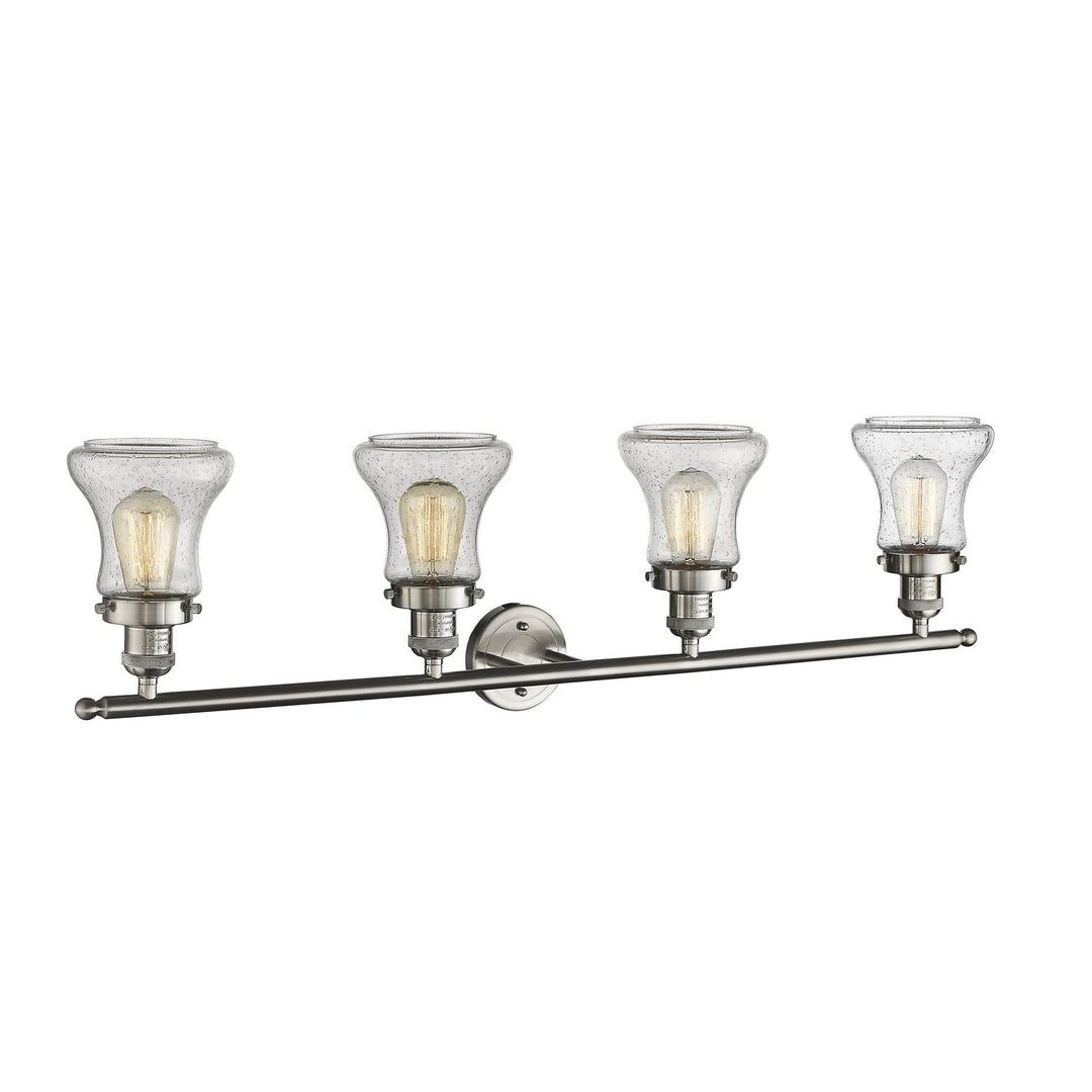 Innovations Franklin Restoration 215-SN-G194-LED Bath Vanity Light 43 in. wide - Brushed Satin Nickel