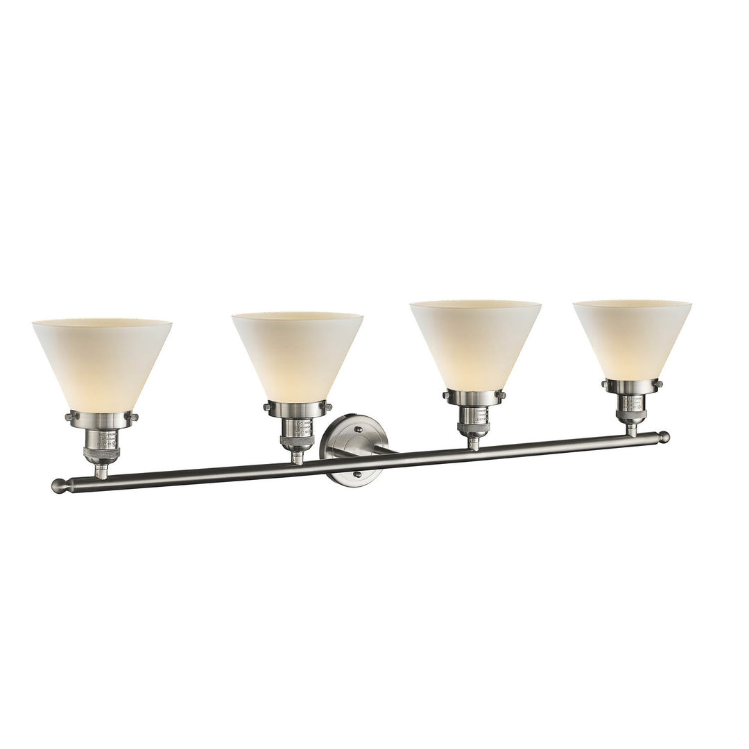 Innovations Franklin Restoration 215-SN-G41-LED Bath Vanity Light 44 in. wide - Brushed Satin Nickel