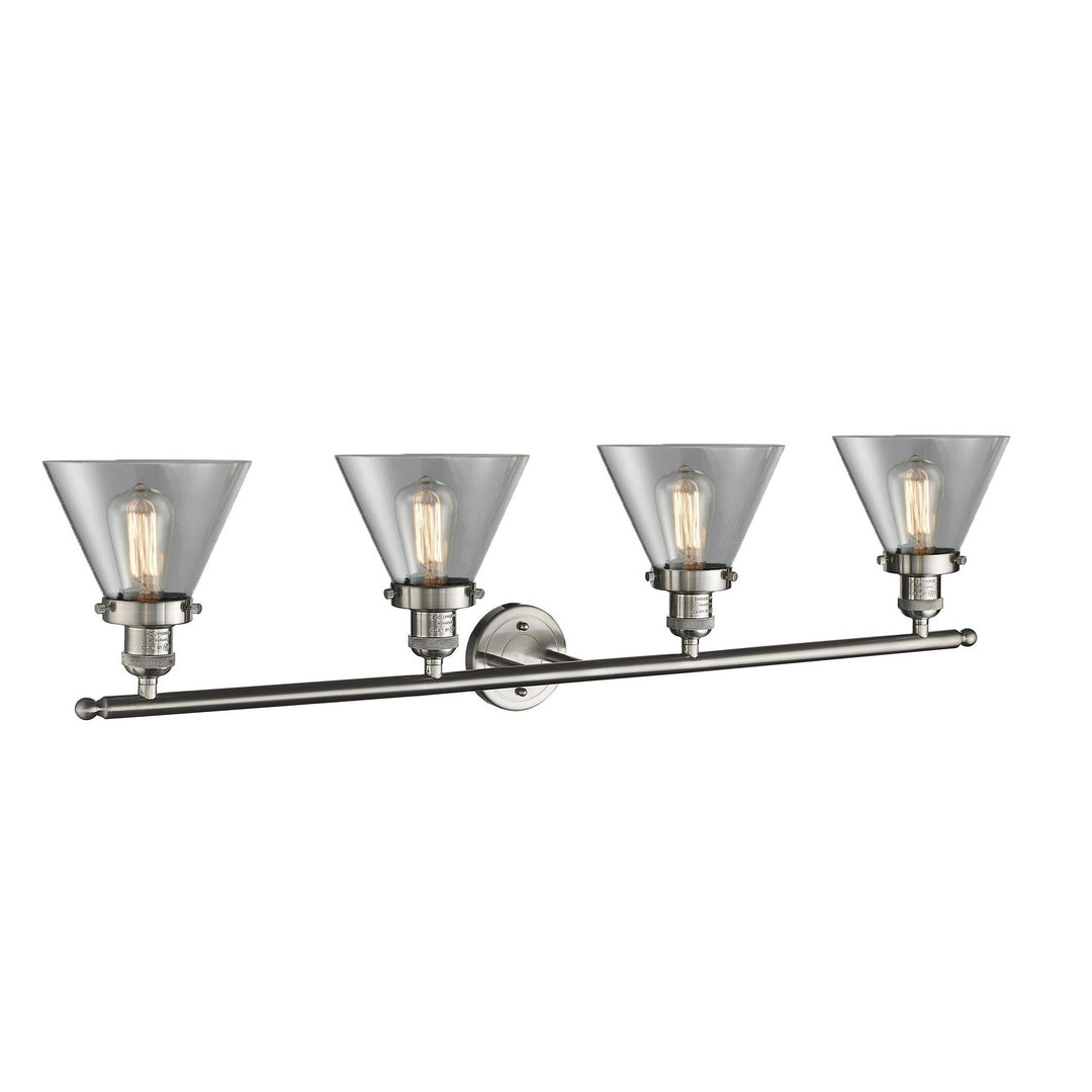 Innovations Franklin Restoration 215-SN-G42-LED Bath Vanity Light 44 in. wide - Brushed Satin Nickel