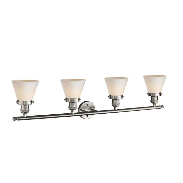 Innovations Franklin Restoration 215-SN-G61-LED Bath Vanity Light 43 in. wide - Brushed Satin Nickel