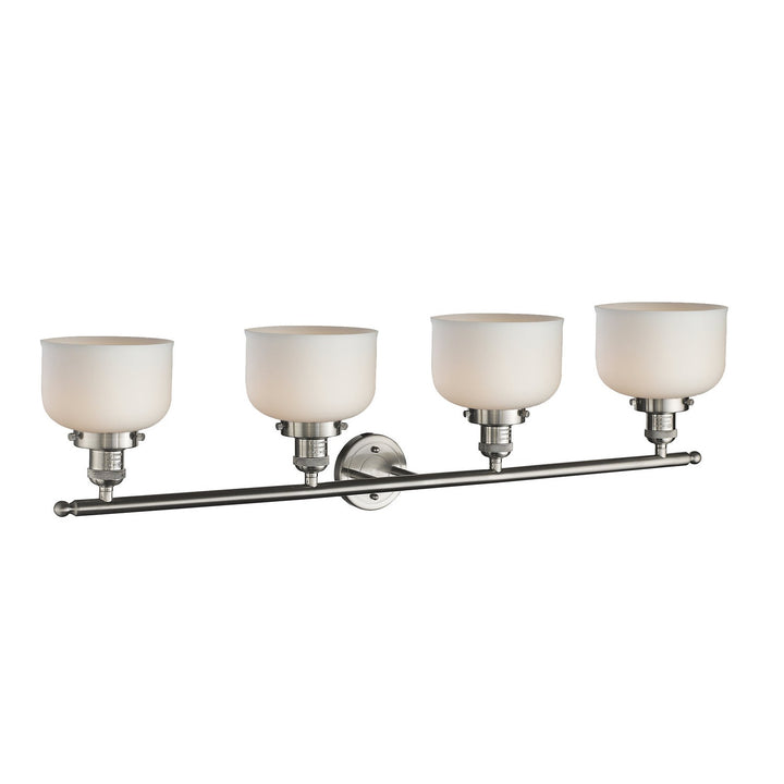 Innovations Franklin Restoration 215-SN-G71-LED Bath Vanity Light 44 in. wide - Brushed Satin Nickel