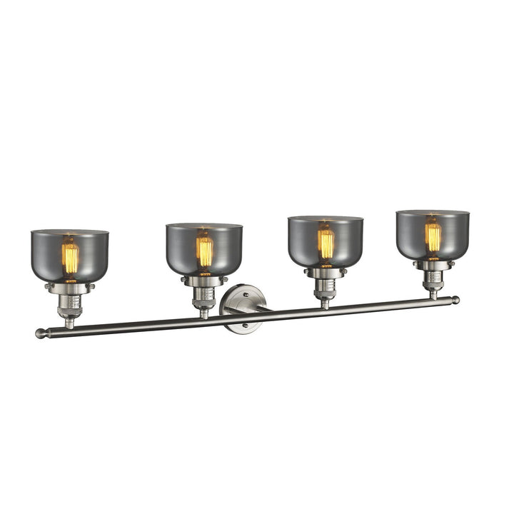 Innovations Franklin Restoration 215-SN-G73-LED Bath Vanity Light 44 in. wide - Brushed Satin Nickel