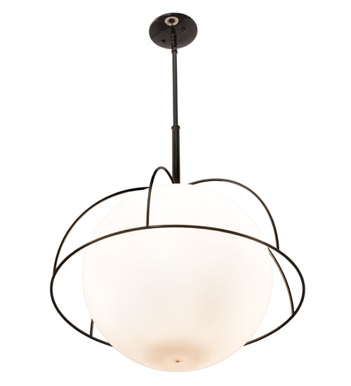 Meyda Tiffany Heliocentricity 191483 Pendant Light - Wrought Iron