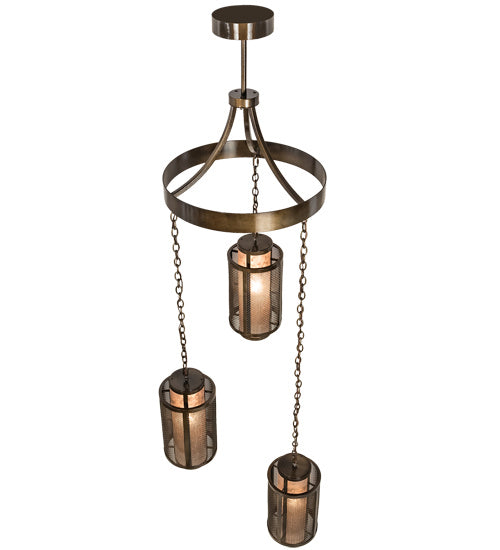 Meyda Tiffany Cilindro 196544 Chandelier Light - Chrome