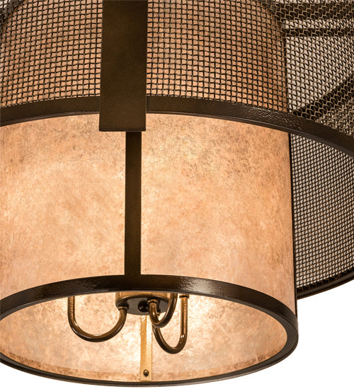 Meyda Tiffany Cilindro 196559 Ceiling Light - Chrome
