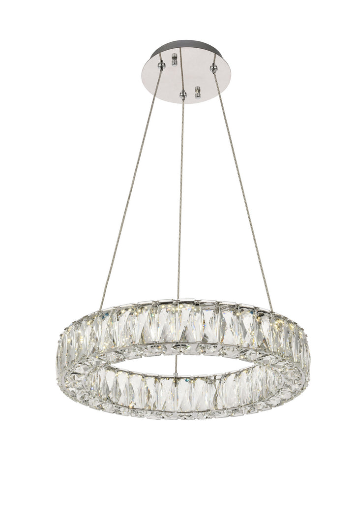 Elegant Monroe 3503D17C Chandelier Light - Chrome