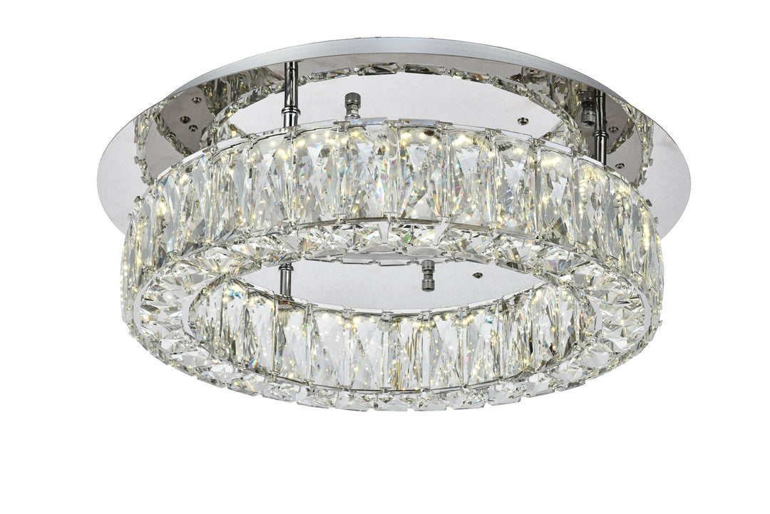 Elegant Monroe 3503F18C Ceiling Light - Chrome