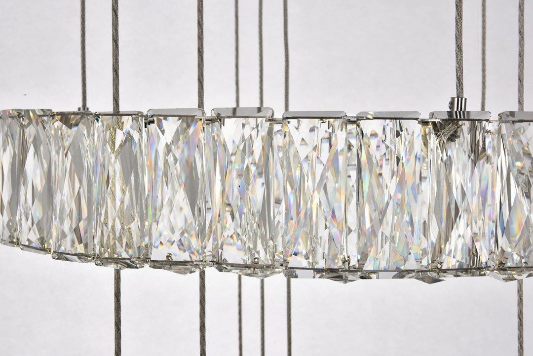 Elegant Monroe 3503G5LC Chandelier Light - Chrome