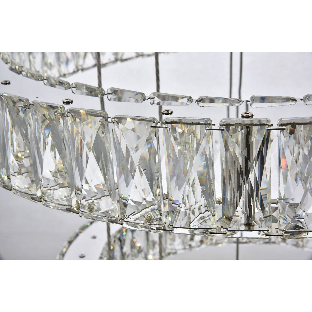 Elegant Monroe 3503G5LC Chandelier Light - Chrome