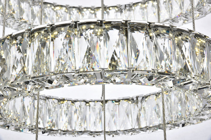 Elegant Monroe 3503G5LC Chandelier Light - Chrome