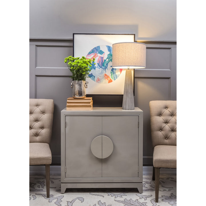 Elk Lighting 77027  Castlestone Lamp Polished Concrete
