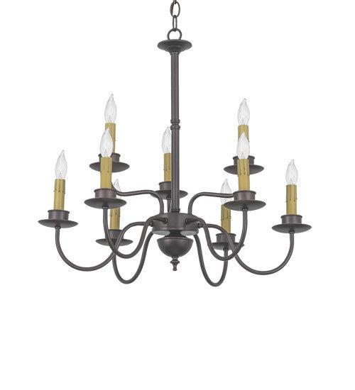 2nd Avenue Ean 58303-46 Chandelier Light - Mahogany Bronze