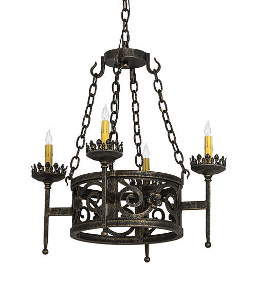 2nd Avenue Majella 01.0845.24.090U Chandelier Light - English Bronze