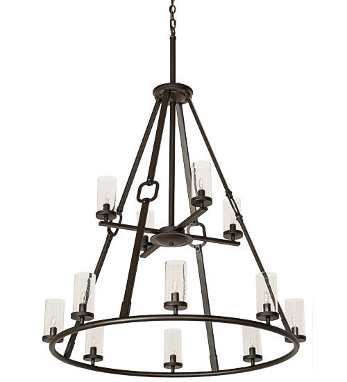 2nd Avenue Loxley 36396-72 Chandelier Light - Oil Rubbed Bronze