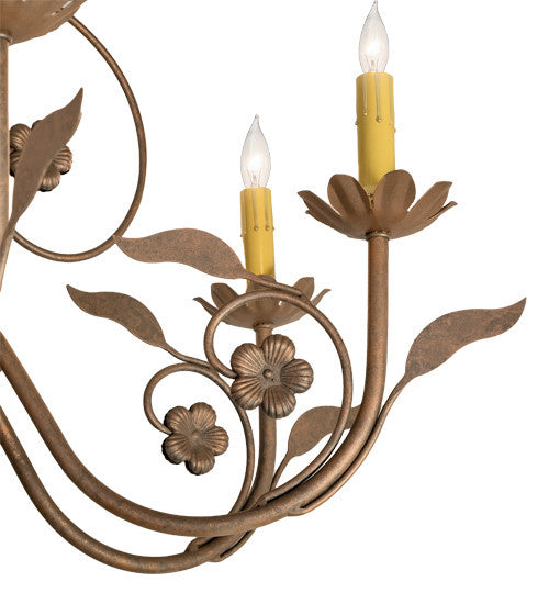 2nd Avenue Bordeaux 87870.36.080U Chandelier Light - Antique Rust