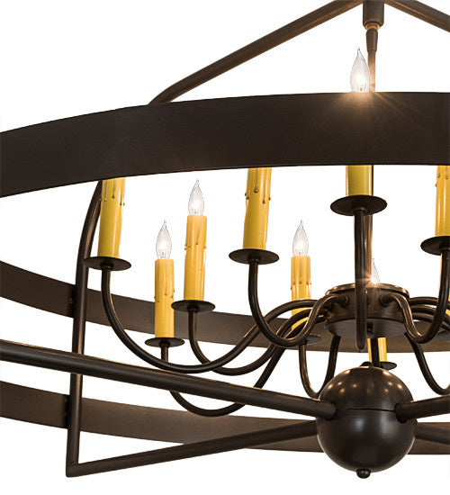 2nd Avenue Aldari 49862-1 Chandelier Light - Timeless Bronze