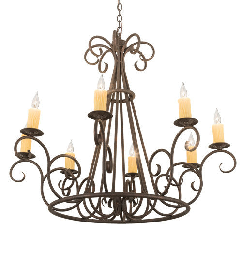 2nd Avenue Marguerite 87479.42.0161T Chandelier Light - Copper Rust