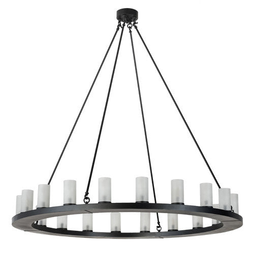 2nd Avenue Loxley 18742-44 Chandelier Light - Blackwash