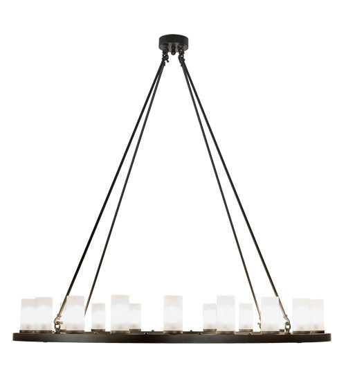 2nd Avenue Loxley 18742-44 Chandelier Light - Blackwash