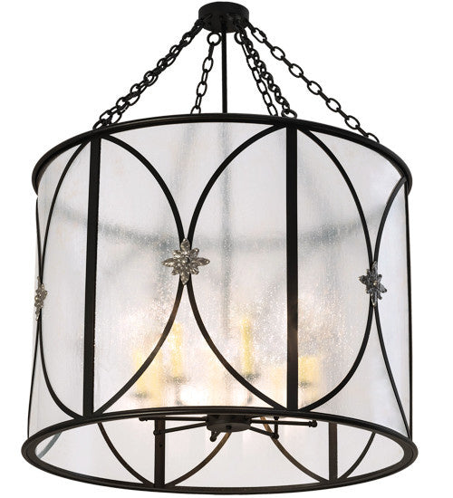 2nd Avenue Penelope 48259-1169 Chandelier Light - Textured Black & Nickel