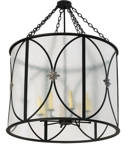 2nd Avenue Penelope 48259-1169 Chandelier Light - Textured Black & Nickel