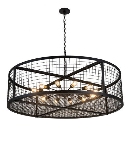 2nd Avenue Paloma Golpe 736-30 Chandelier Light - Textured Black