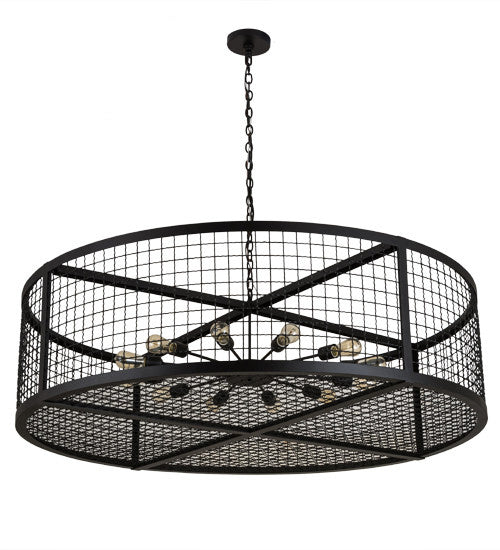 2nd Avenue Paloma Golpe 736-30 Chandelier Light - Textured Black