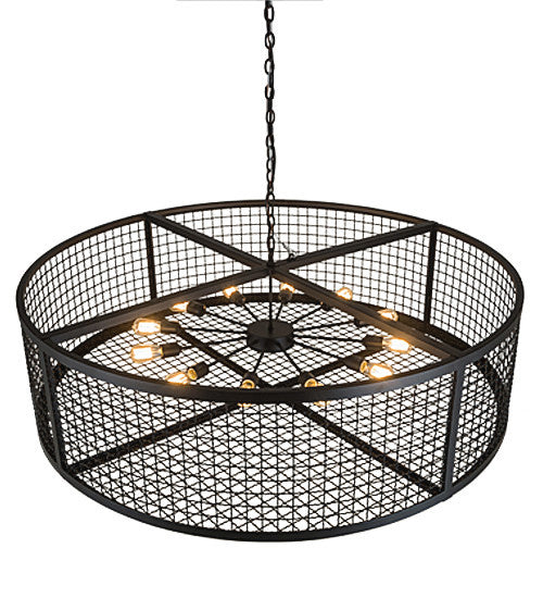 2nd Avenue Paloma Golpe 736-30 Chandelier Light - Textured Black