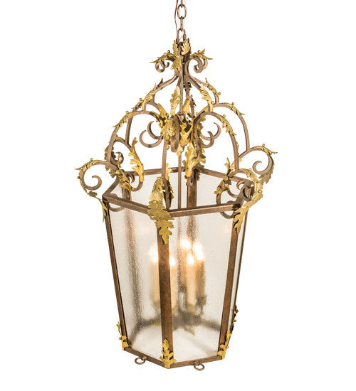 2nd Avenue Elisa 736-22 Pendant Light - Light Tobacco & Antique Gold