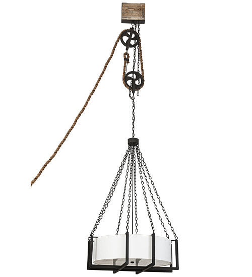 2nd Avenue Cilindro 2549-29 Chandelier Light - Wrought Iron