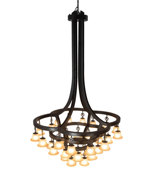 2nd Avenue Cretella 204278-29 Chandelier Light - Solar Black