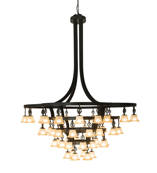 2nd Avenue Cretella 204278-28 Chandelier Light - Solar Black